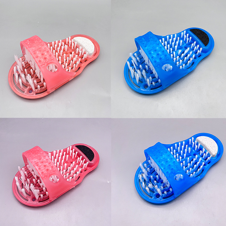 New Household Bathroom Slippers Massage Bath Slippers Foot Washing Brush Bathroom Slippers Foot Rubbing Slippers Foot Washing Slippers