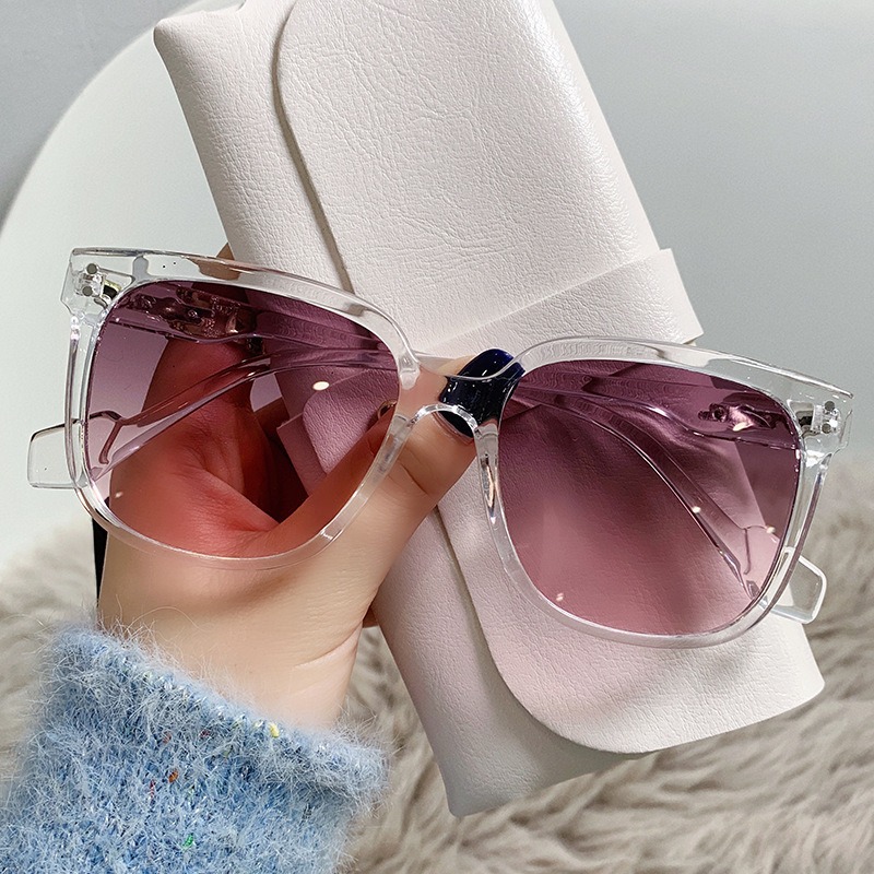 2022 new Korean style GM glasses Dion same style retro big frame sunglasses fashion UV protection sunglasses