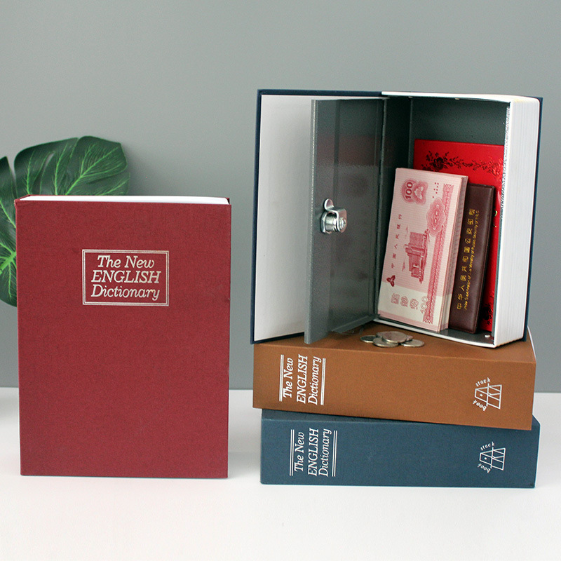 A creative simulation book safe box, book safe, coin bank, and money storage box for one-piece dropshipping manufacturers.