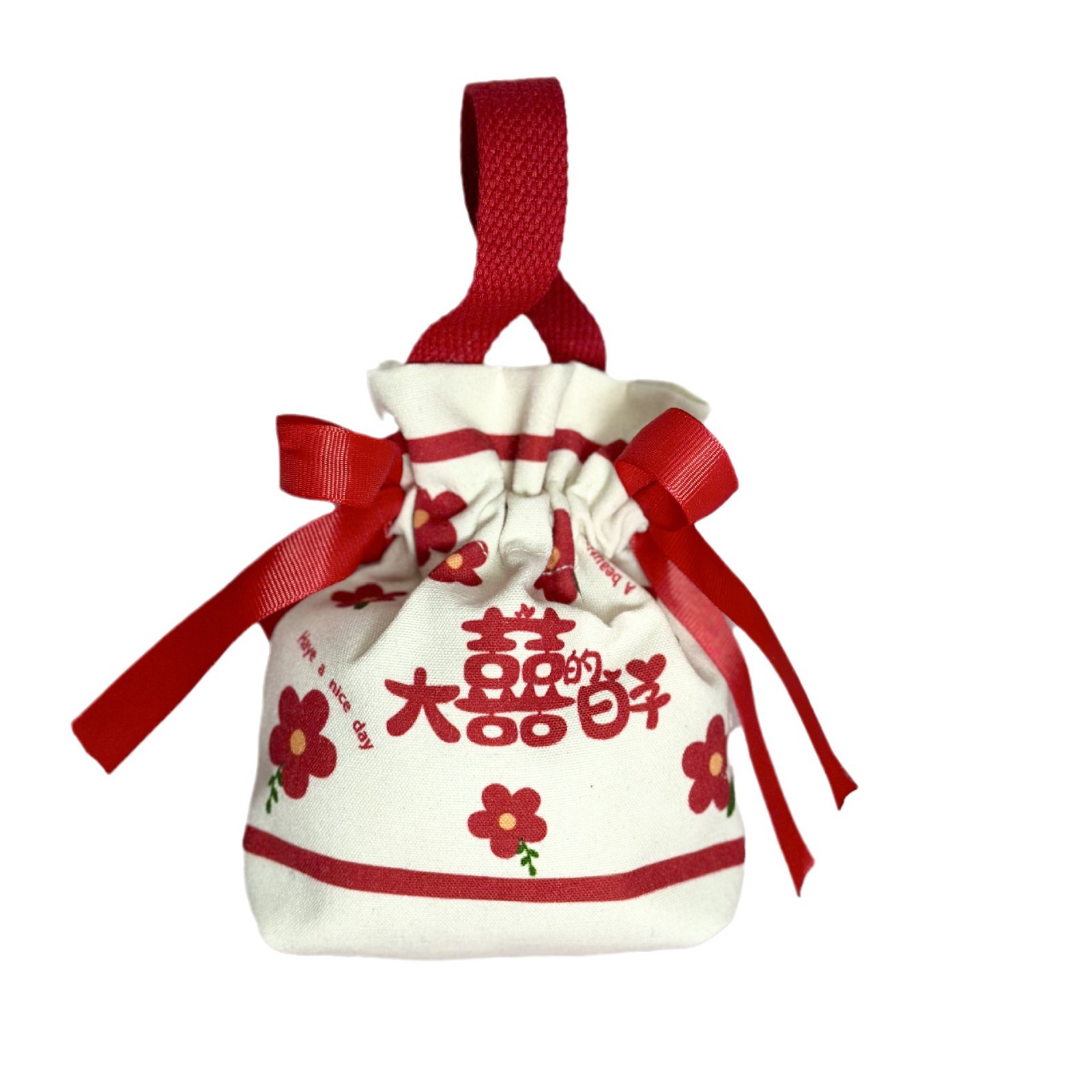 Persimmon Ruyi Sugar Bag Wedding Sugar Box Accompanying Gift Advanced Teacher's Day Gift 100-Day Banquet Full Moon Age