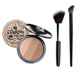 01# Three-color three-dimensional coffee brown repair + repair brush