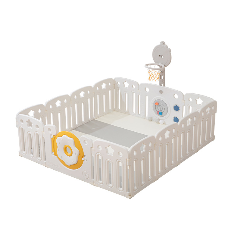 Children's Crawling Mat Fence Baby Protective Fence Baby Household Pushable Fence Floor Thickened Crawling Mat Fence