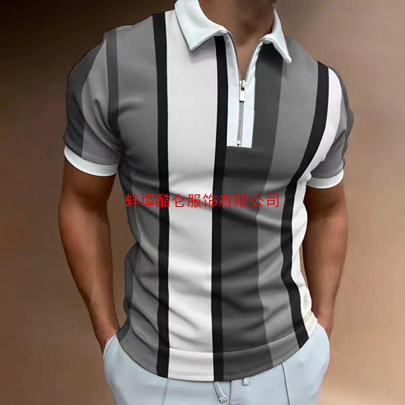  New Men Polo Shirts Summer Casual Daily Short Sleeve St