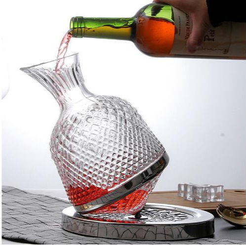Factory direct net red explosion shaker tumbler decanter rotary decanter