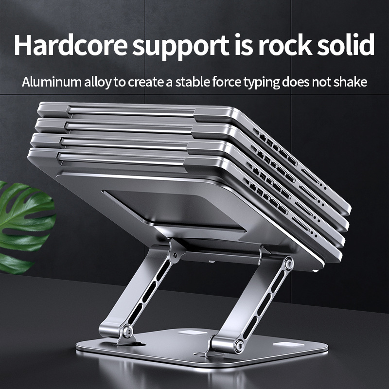 Factory Sold 515 Laptop Bracket Desktop Rotary Lifting Folding Heat Dissipation Office Elevator Laptop Bracket