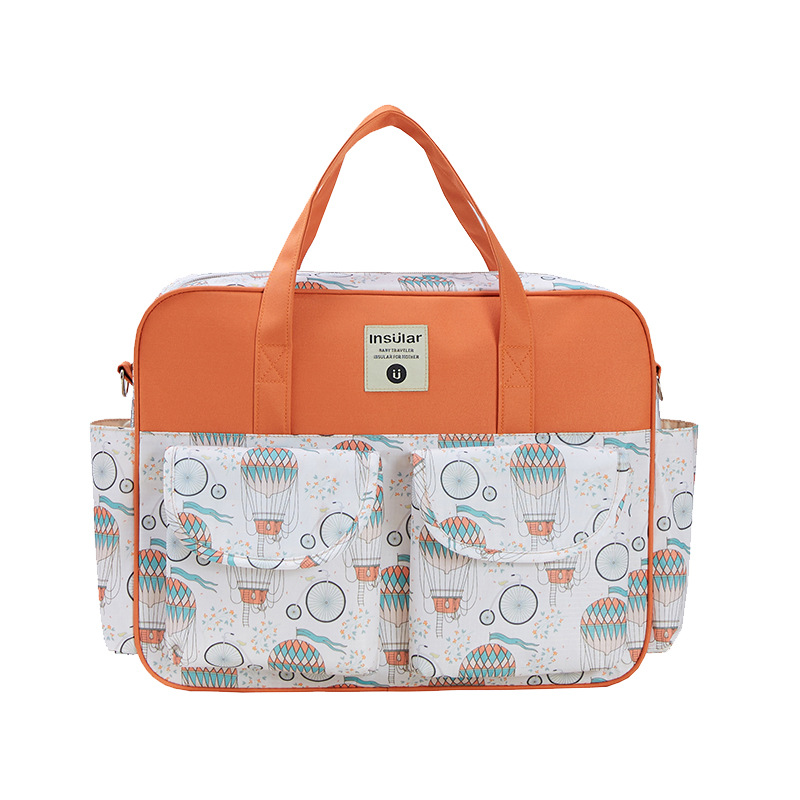 Cross-border Hot-selling Waterproof Printing Multifunctional Crossbody Shoulder Mummy Bag Fashion Mother and Baby Bag Portable Bags Wholesale