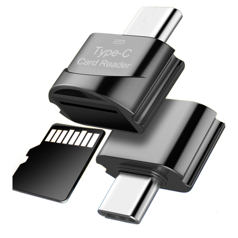 type-c TF card reader mini otg adapter mobile phone connection DSLR camera card usb-c3.1 high speed
