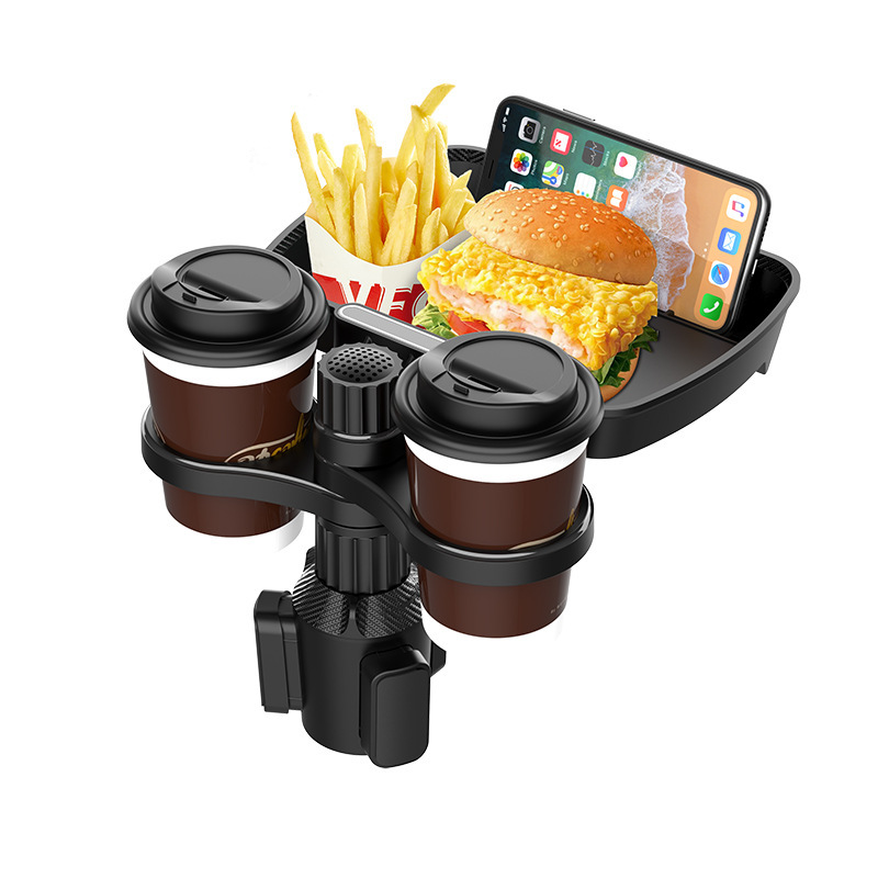 Car Mobile Phone Holder Tray Beverage Coffee Small Dining Table Food Storage Rack Water Cup Dinner Plate Holder