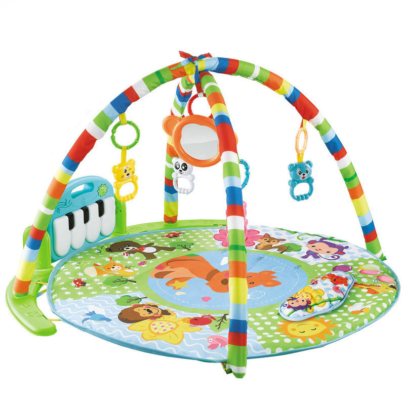 Baby Fitness Rack Fun Game Blanket 0-12 Months Baby Climbing Mat Pedal Music Piano Early Education Toy