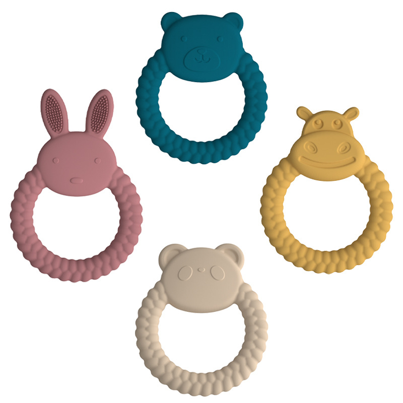 Amazon Baby rabbit tooth glue food grade Baby anti-eating hand soothing bite toy silicone tooth glue