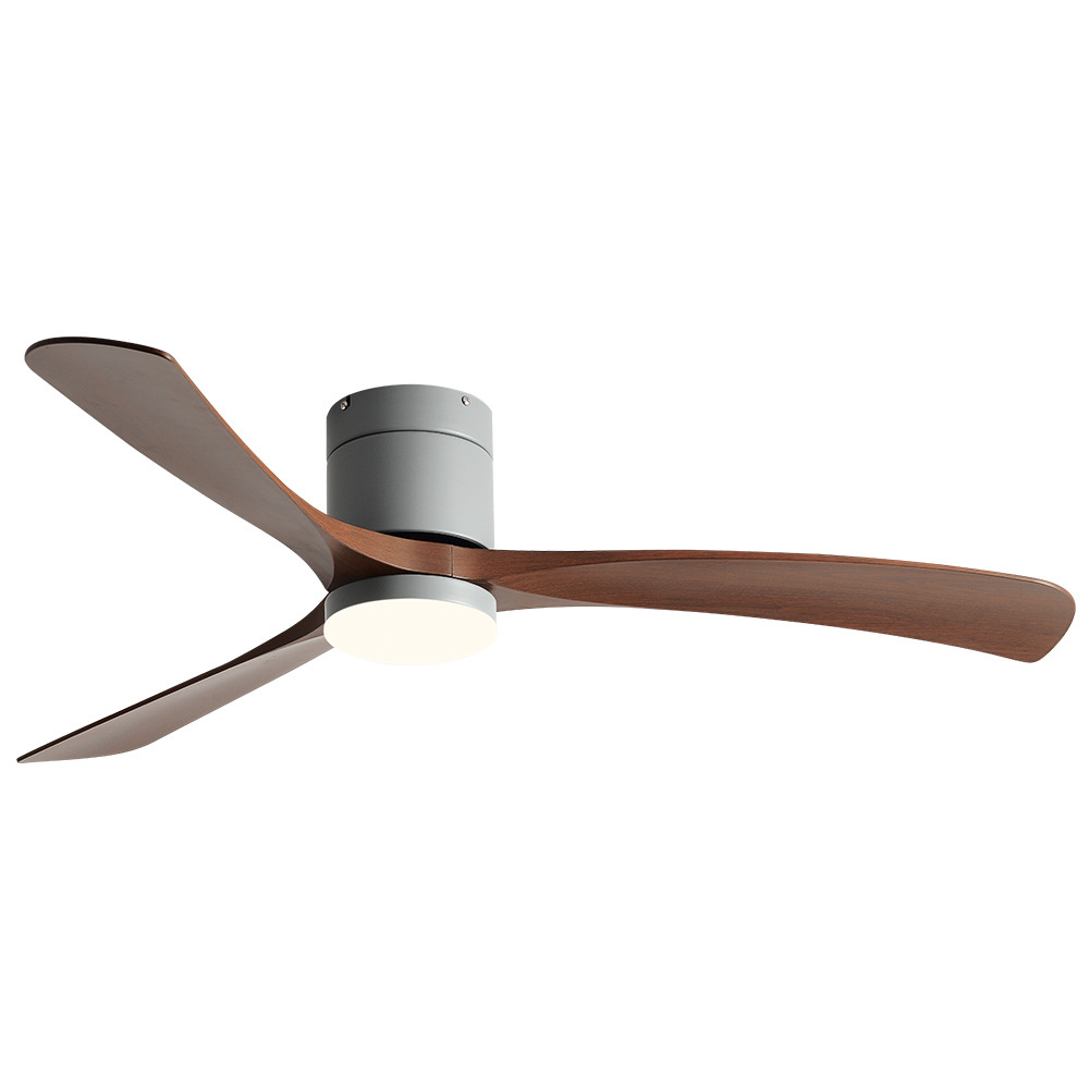 56 inch large wind Nordic ceiling fan lamp dining room living room home American retro low floor ceiling fan chandelier