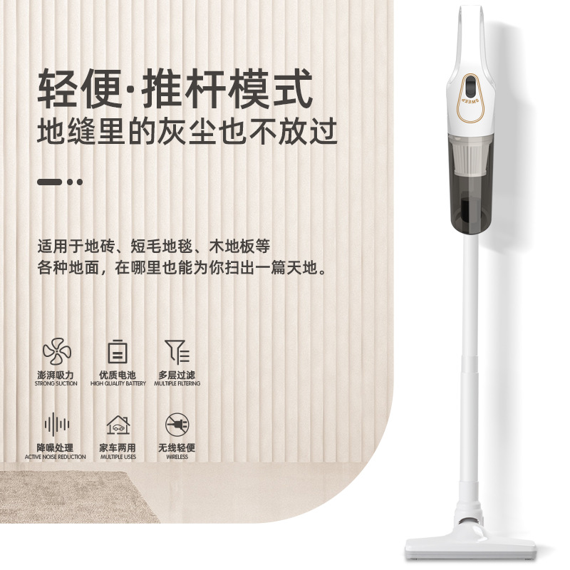 Handheld vacuum cleaner household car wireless portable high-power cleaner detachable small vacuum cleaner