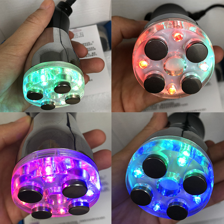 Household needle-free beauty and plastic instrument RF beauty instrument electrophoresis instrument color light lifting tension to crepe essence introduction instrument