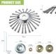 10 inch universal adapter 5PC