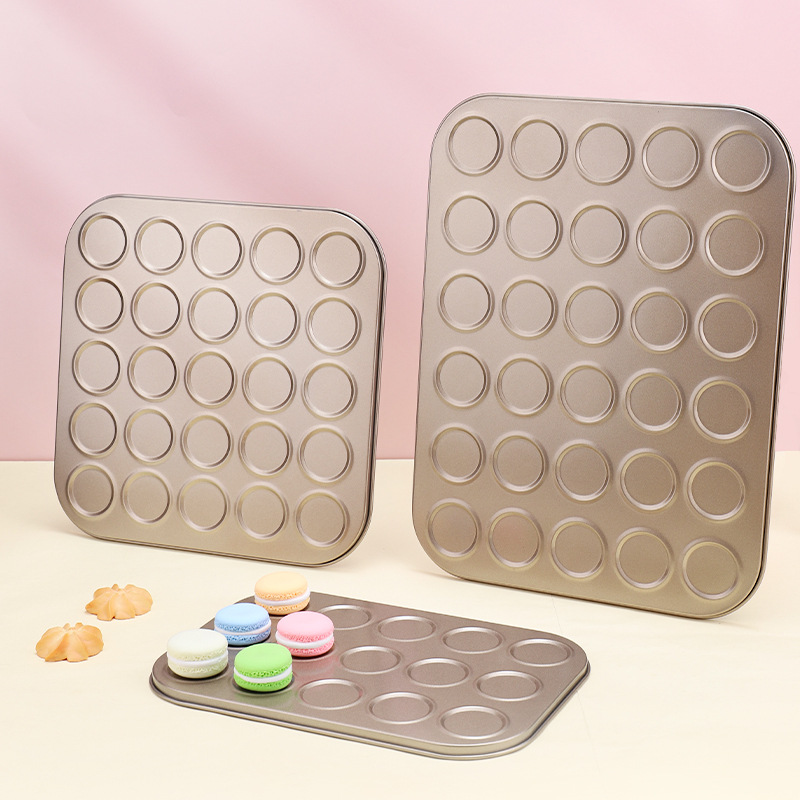 Macaron baking pan Cocoa Crisps cookies cookie mold non-stick 30-piece chocolate oven household round