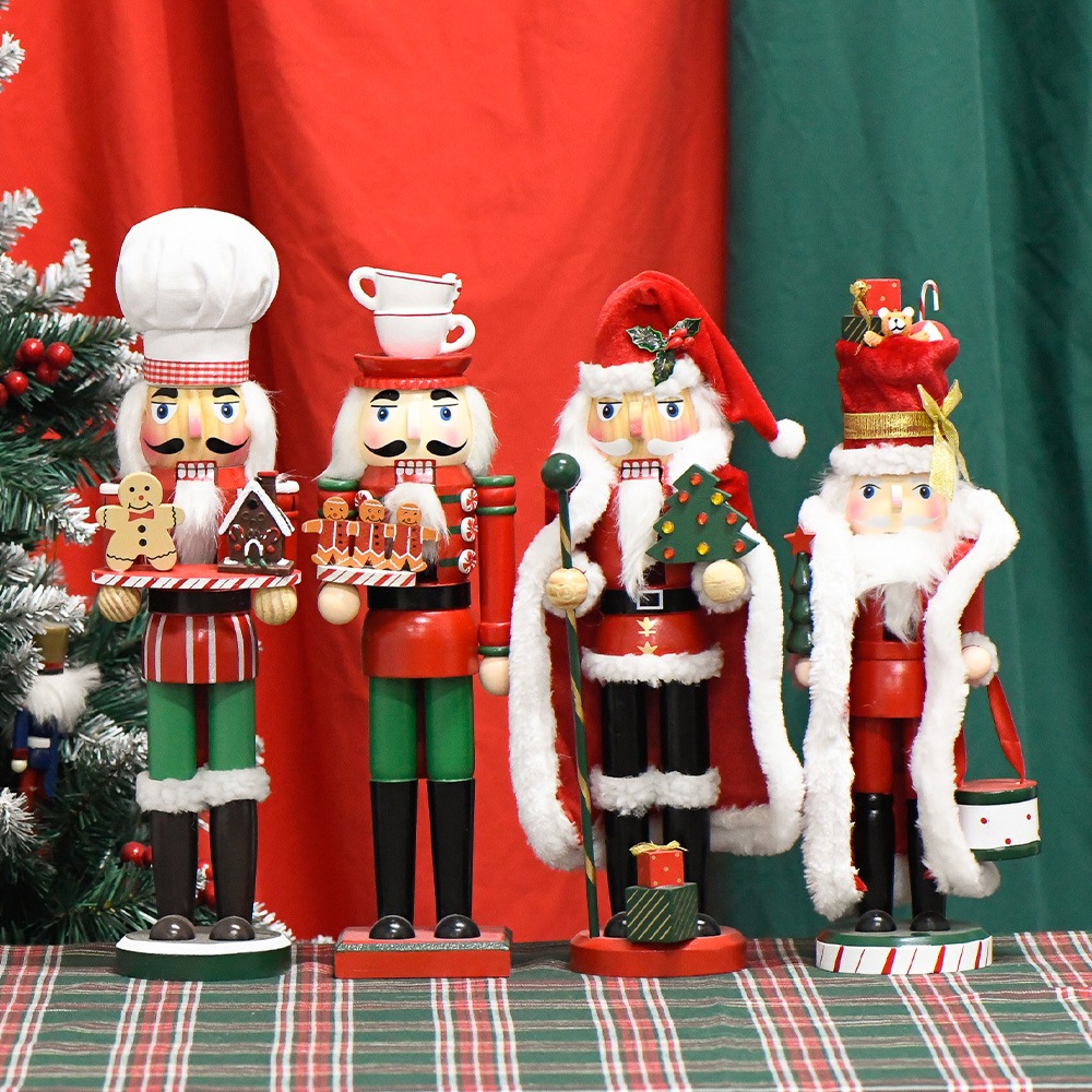 Christmas New Nutcracker puppet soldier Christmas decoration European creative home crafts ornaments
