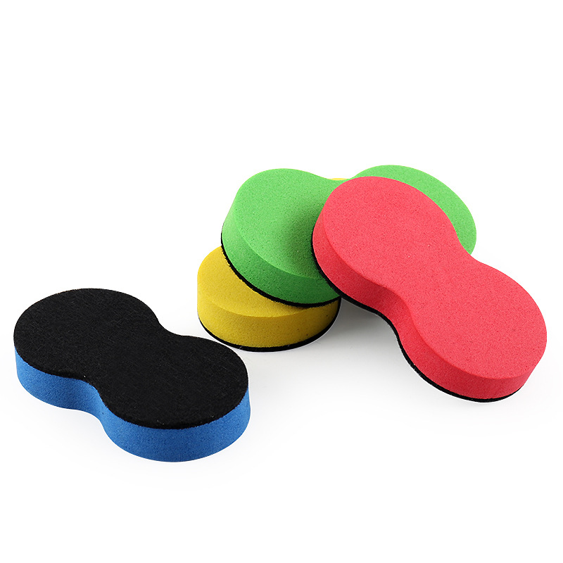 Factory direct small white board eraser EVA non-magnetic felt cloth board eraser children's drawing board accessories small board eraser wholesale