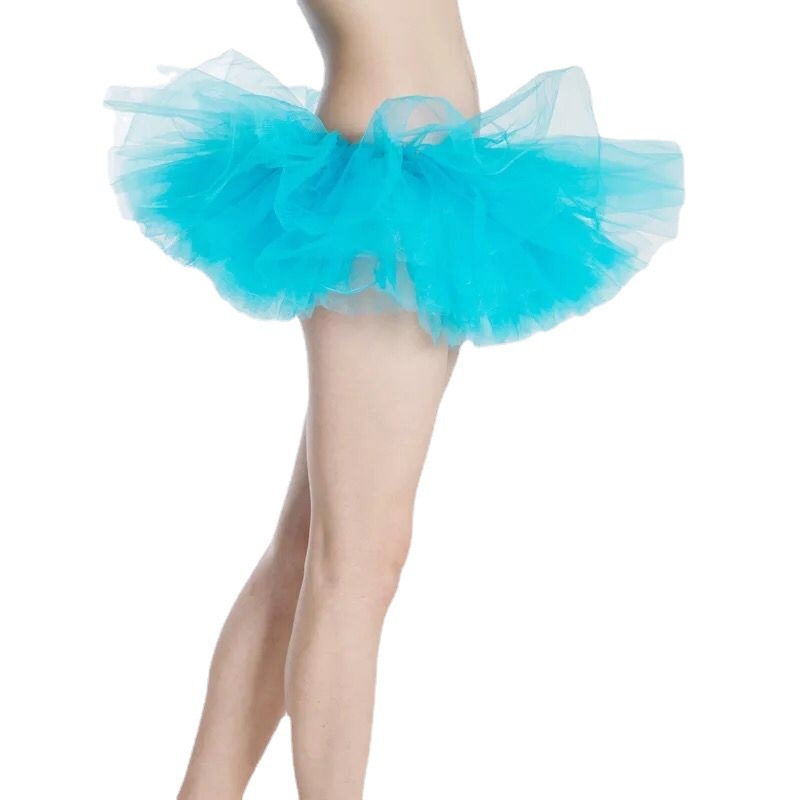 Factory direct selling Amazon hot adult skirt mesh tutu skirt 5 layer gauze skirt cake performance skirt