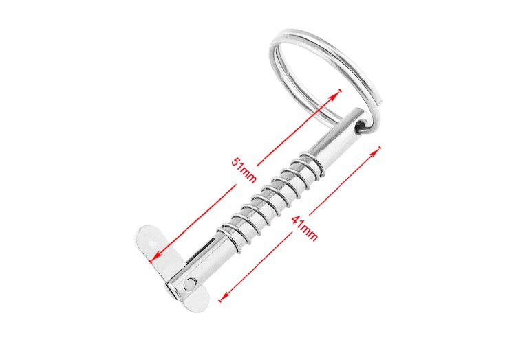 Cross-border spot 5*51mm stainless steel tongue pin stop pin fast and secure quick unloading