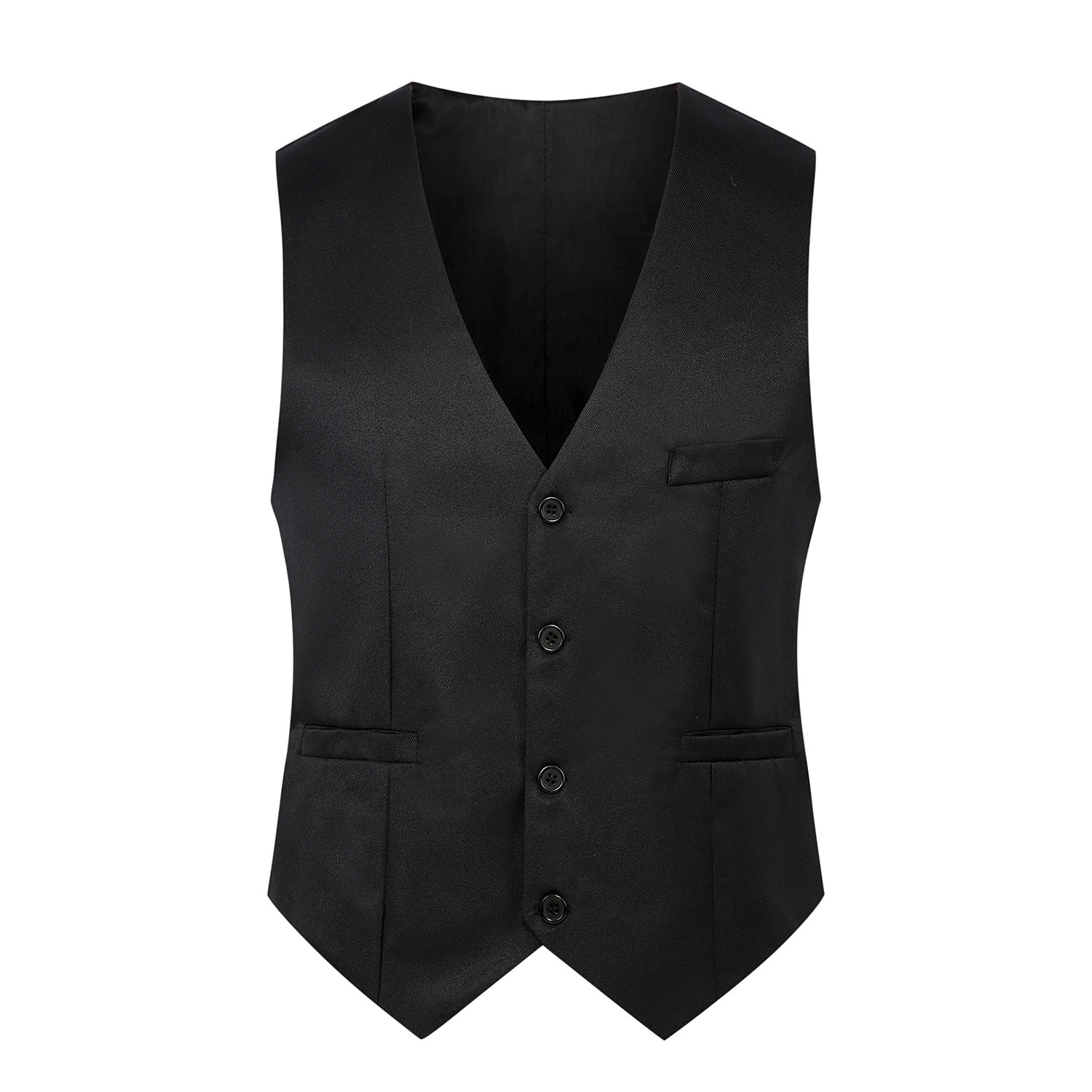 2024 Spring and Autumn New British fashion men's suit vest slim waistcoat men's vest Korean style suit vest