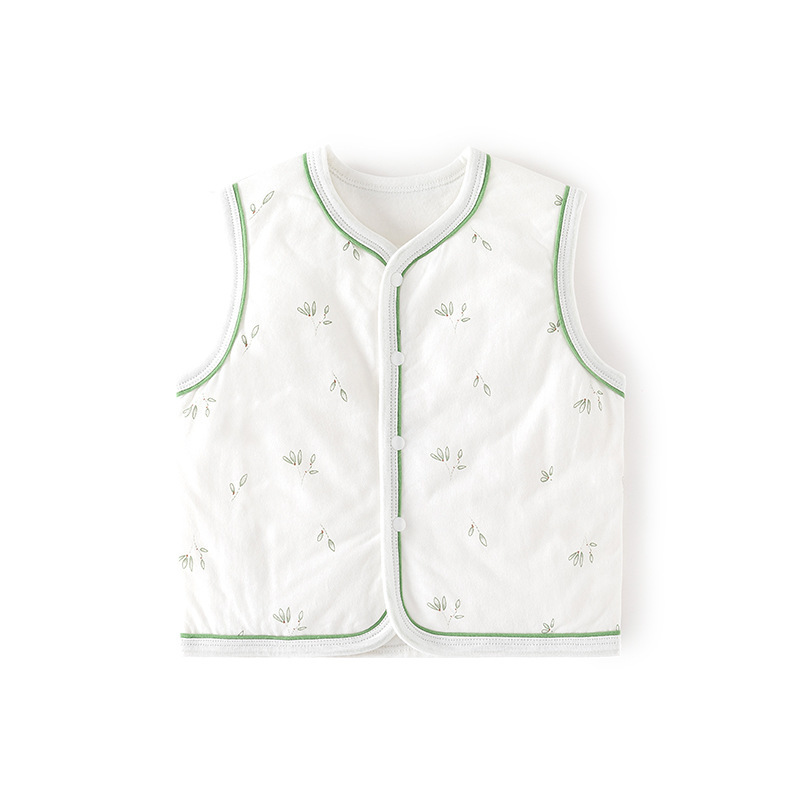 Baby's Belly Vest Autumn and Winter Baby's Cotton Vest Children's Waistcoat Waistcoat Newborn Pure Cotton Warm Top