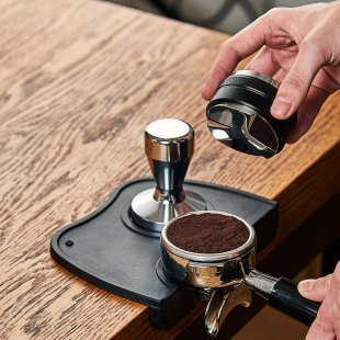 Coffee powder press espresso coffee machine stainless steel cloth powder macaroon powder hammer filler double-sided two-in-one