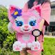 CLS Chao Le Sen magnifying glass linabel small particle building blocks children's toys for boys and girls birthday gift