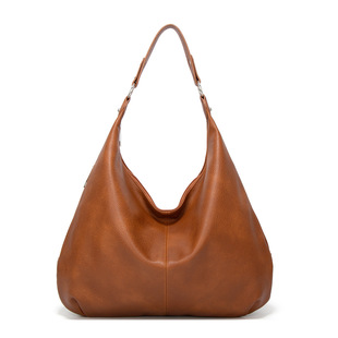 New lychee pattern portable women's bag large capacity work commuter tote bag foreign trade big bag European and American style shoulder bag fashion