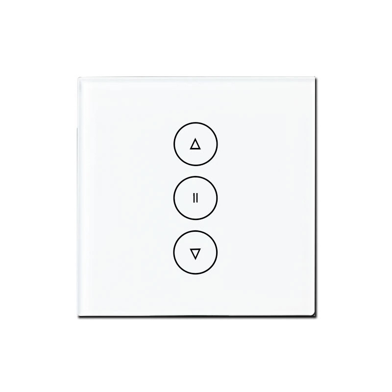 The new dual-mode WIFI touch intelligent curtain switch timing remote control graffiti APP zero fire 86 European gauge