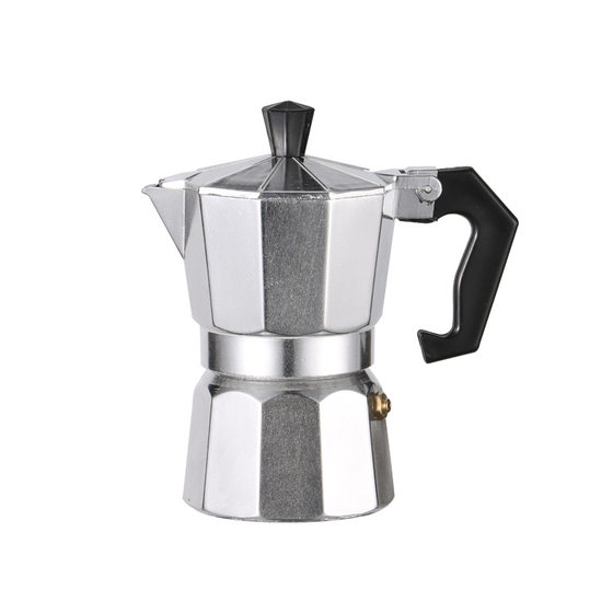 Moka Pot Cross-border Outdoor Home Office Aluminum Moka Pot Italian Espresso Pot Octagonal Moka Pot Wholesale