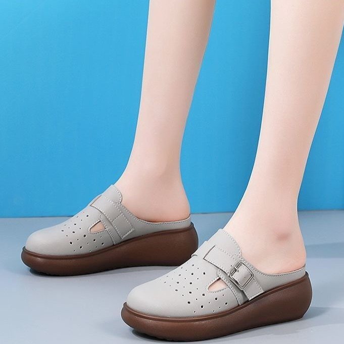 Cross-border Small Fragrant Style Single-layer Shoes Women's Autumn French Socialite Style Shallow Mouth Soft Bottom Flat Bottom Low Heel Milk Shoes Slip-on