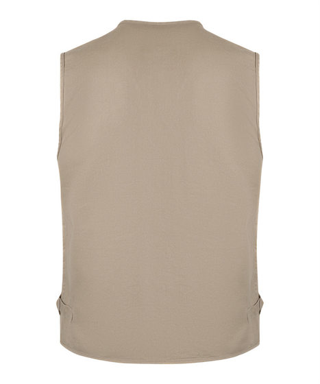 Middle-aged and elderly vest spring and autumn Leisure outdoor vest manufacturer plus size multi-pocket photography cotton vest men's 11#