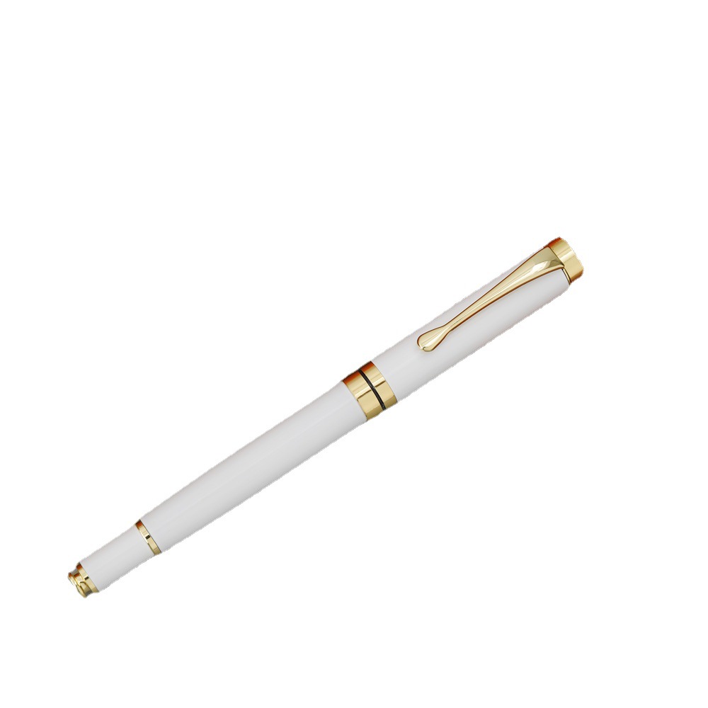 Cross-border hot-selling high-grade metal signature pen stainless steel ball pen business office neutral pen factory direct wholesale