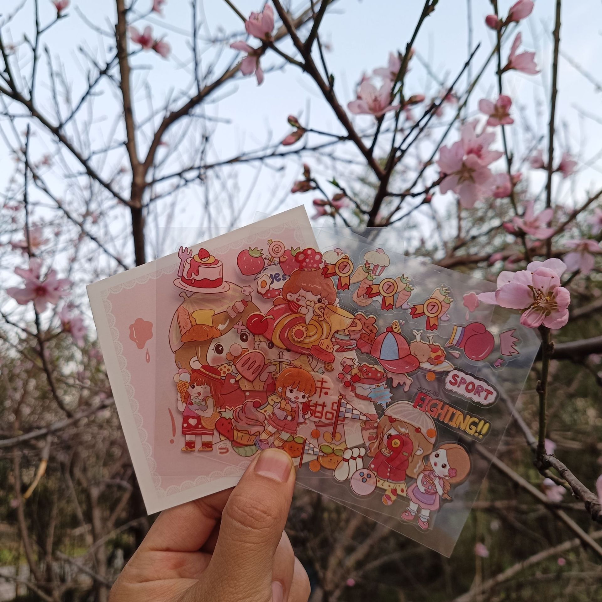 Portable cartoon cute pet sticker bag student children's stationery hand account material sticker wholesale hand account sticker