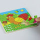 Small 9-piece wooden children's jigsaw puzzle toys for children's early childhood education educational cartoon animal transportation tools cognitive wholesale
