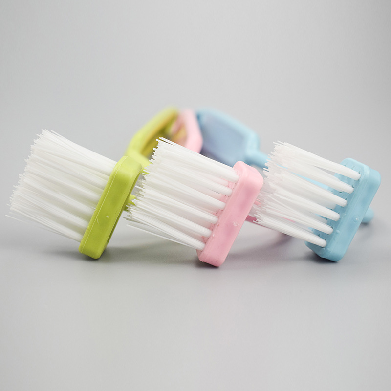 in stock small v toilet brush s-shaped multifunctional cleaning toilet gap brush curved small brush to clean dead corners