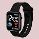 Cross-border explosions square earth-shaped LED electronic watch single hole strap simple fashion watch in stock wholesale