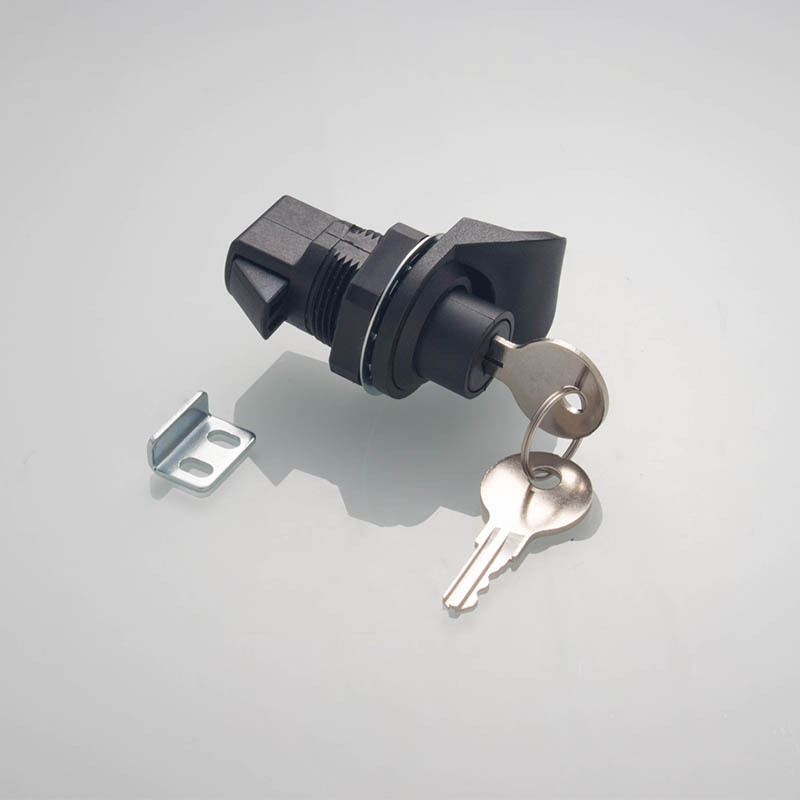 Hengpearl MS750 черный переключатель блокировки языка Электрический замок двери шкафа промышленный замок распределительной коробки Нажмите пластиковый кнопочный замок