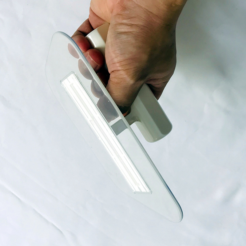Transparent polygon batch knife velvet plastic batch knife grinder rubbing board diatom mud Art paint tool batch scraper