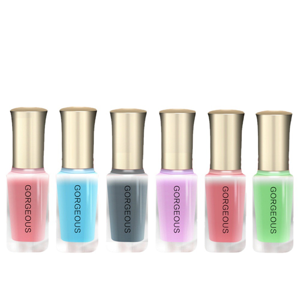 bk New jelly nail polish candy nude quick-drying translucent jelly nail polish can not be peeled 10ML foreign trade