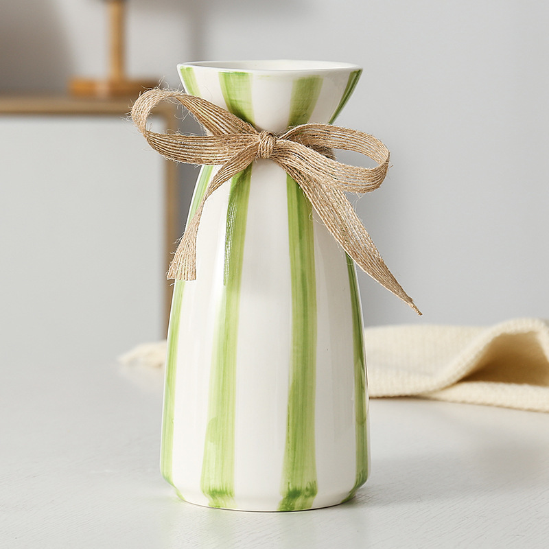 Factory direct ceramic vase wholesale home decoration living room dried flower vase homestay restaurant vase exquisite