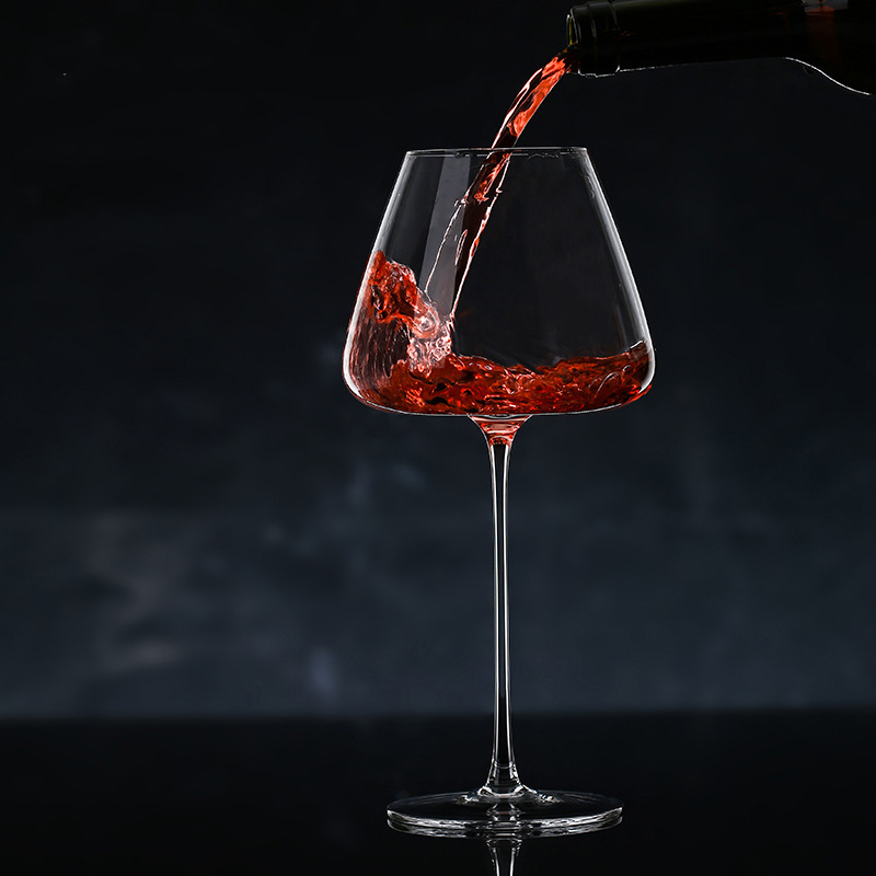 泡沫對杯 聖誕酒杯無鉛水晶紅酒杯ins高腳杯 玻璃紅酒杯套裝泡沫