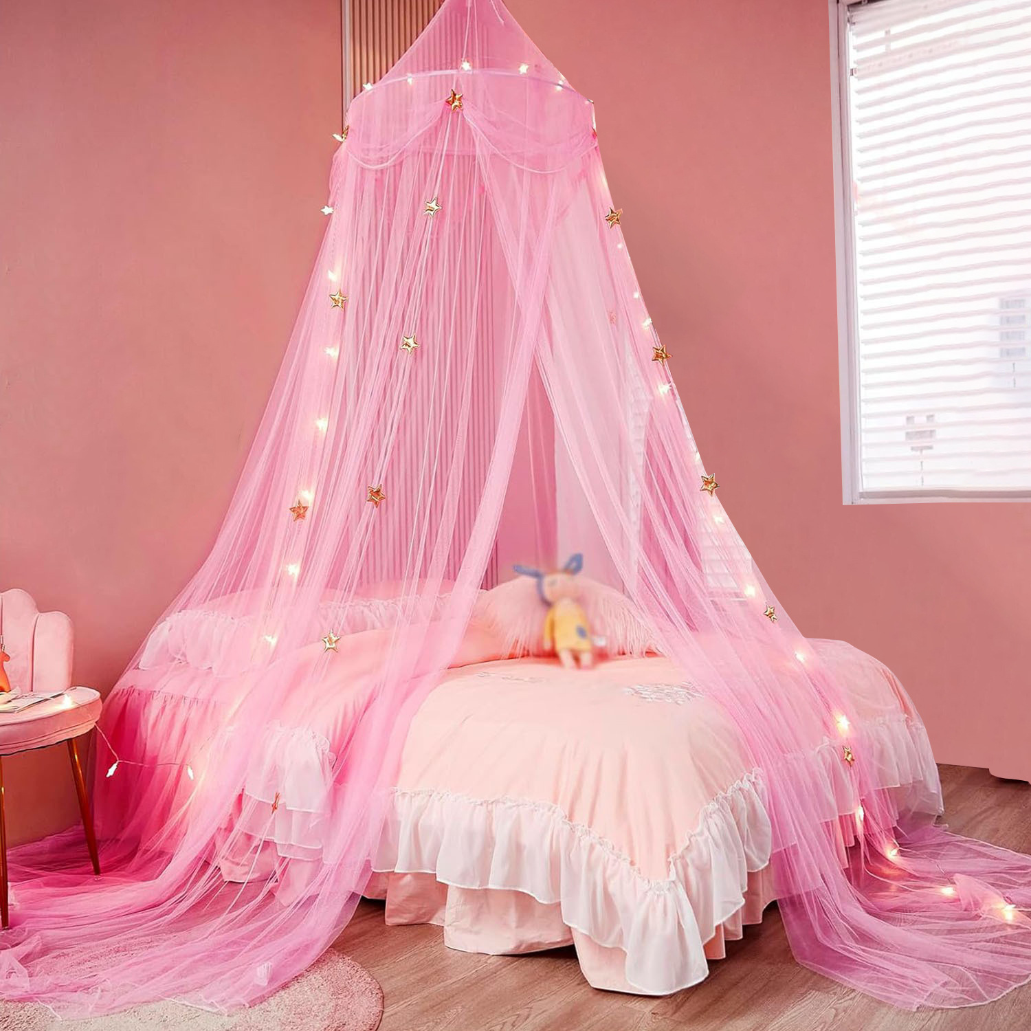 Encryption Dome Mosquito Net Ceiling Baby Mosquito Net Ceiling Floor Court Princess Wind Installation-free Foldable Tent