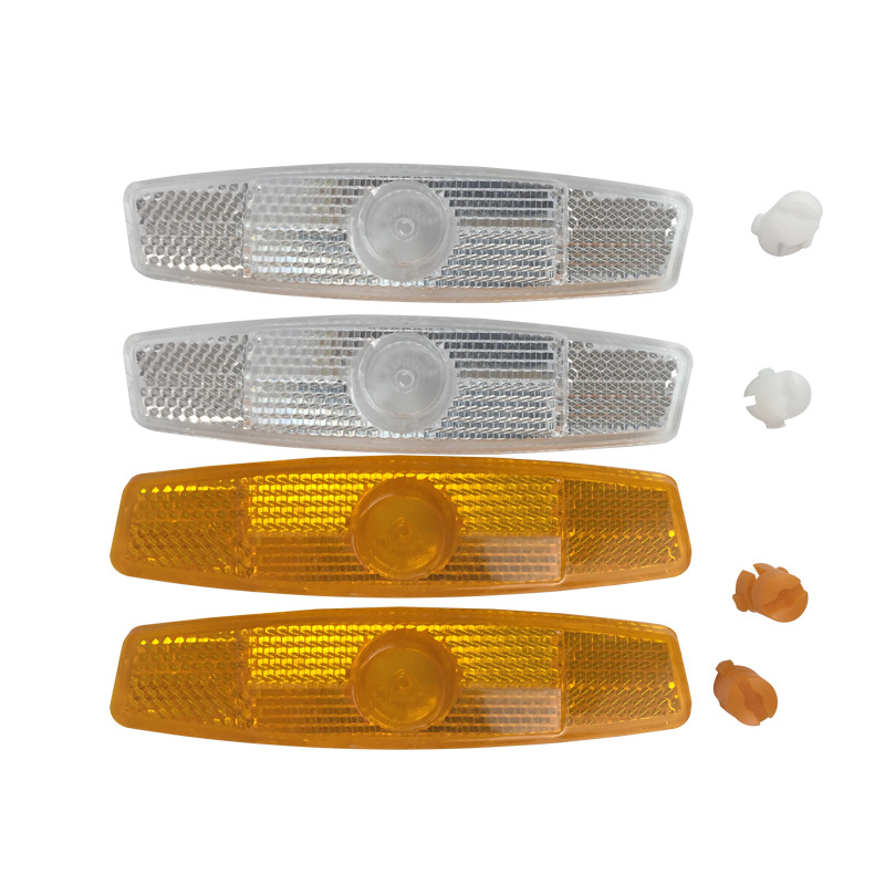 Mountain Bike Bicycle Reflector Reflective Light Bicycle Riding Equipment Accessories Warning Light Fish Wheel Cursor