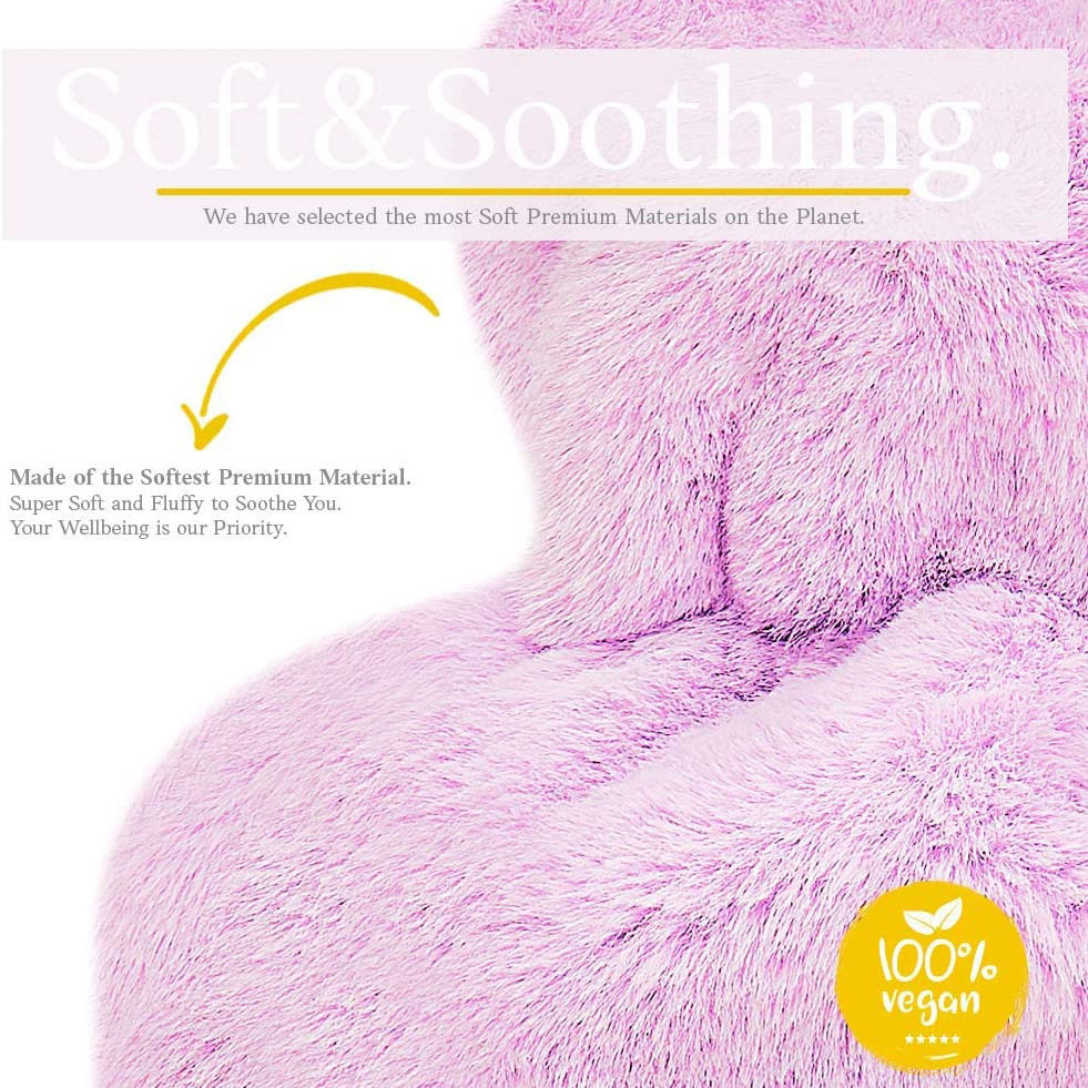 Spot water filling hot water bag rubber plush hand warmer hot water bottle hand warmer baby BS European standard certification