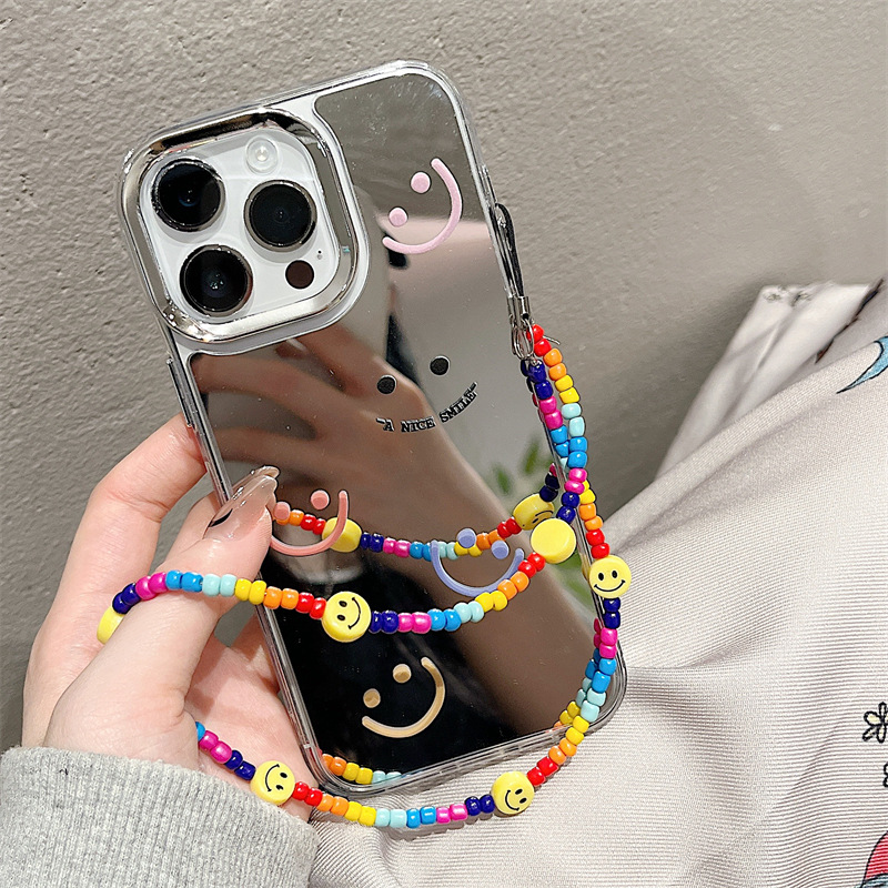 知泰15Pro適用13手鍊iPhone14Pro蘋果手機殼保護套11三合一鏡面