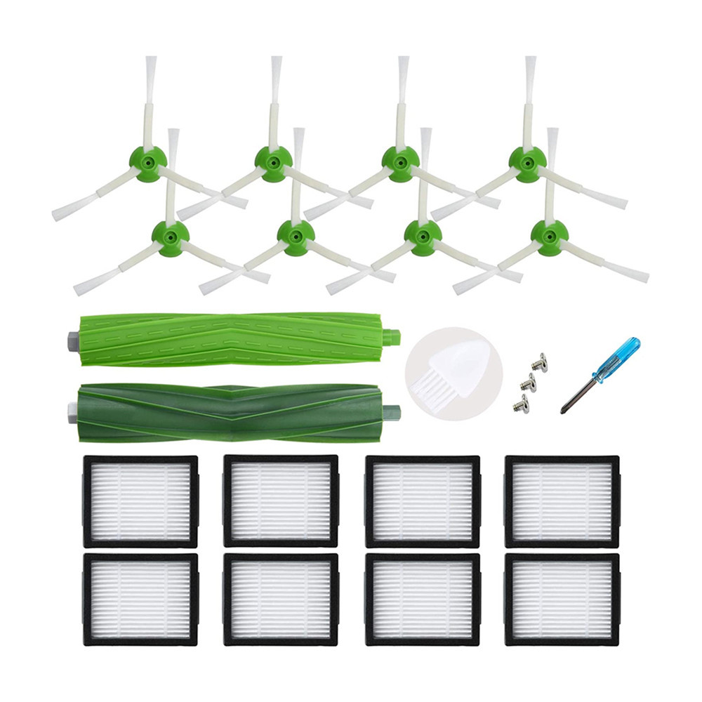 20-piece set suitable for irobot i7 i7 + E5 E6 series Sweeper accessories main Brush edge brush filter set
