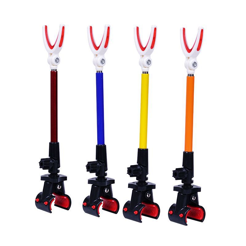 Fishing Rod Battery Bracket Plastic Rear Hanging Antenna Three Section Telescopic Battery Bracket Fishing Rod Rod Rod Fishing Gear Small Bracket
