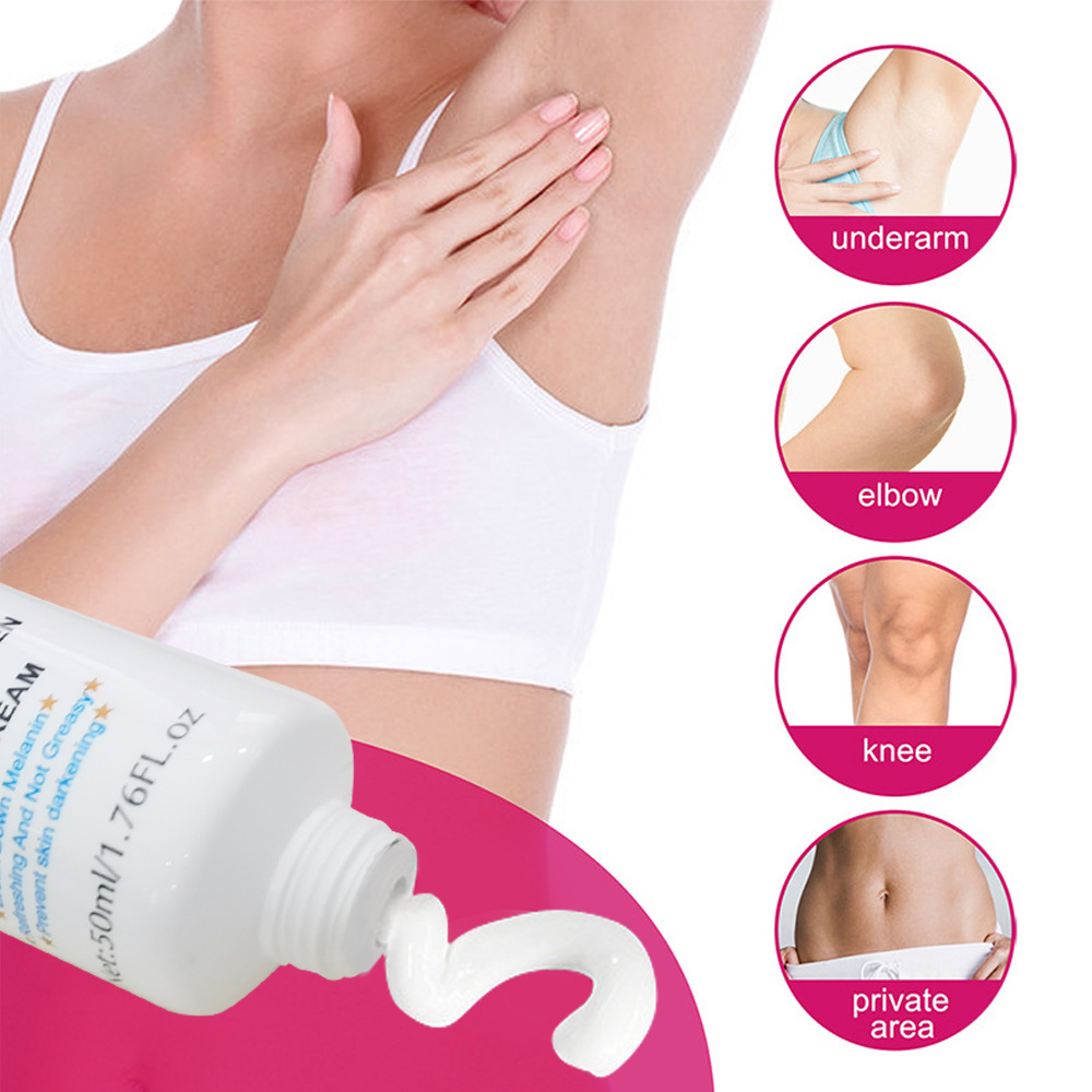 Cross-border kojic acid armpit cream underarm brightening moisturizing Deodorant antiperspirant body cream wholesale white cream