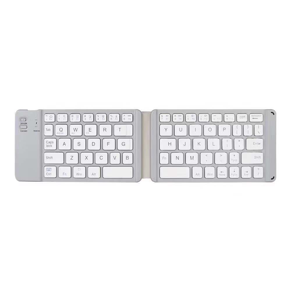 Portable lightweight wireless mini two folding Bluetooth keyboard BT18 mobile phone tablet computer office three system Universal